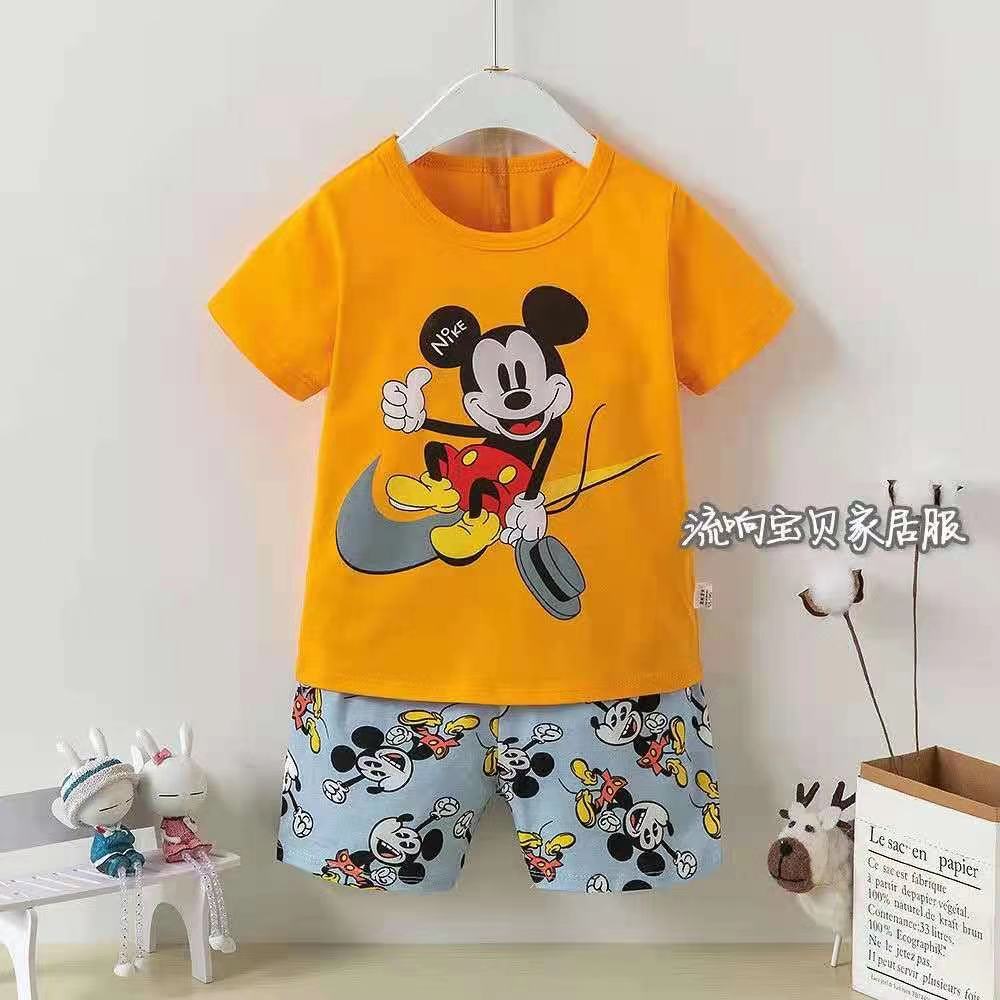 Baju Setelan Anak Motif Mickey Mouse